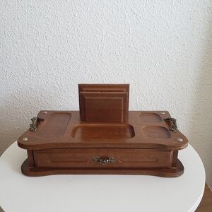 #MC London Wooden Organizer Wallet Keys Jewelry Drawer Men’s Dresser